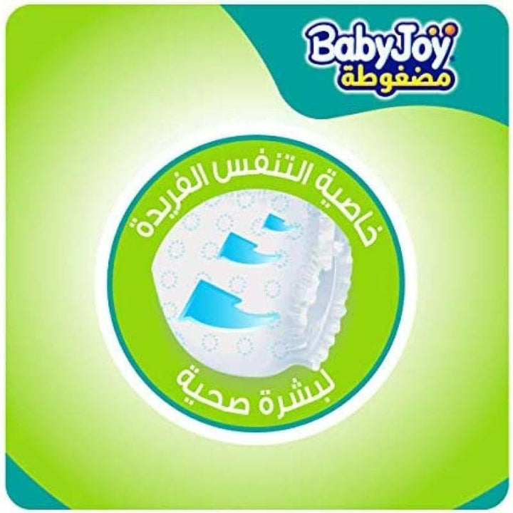 Babyjoy Jumbo Baby Diaper No#4+ Large+ Size - 44 Sheets - ZRAFH