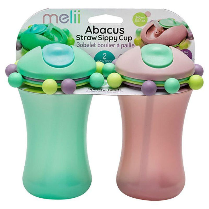 Melii Abacus Sippy Cup - 340 ml - 2 Pack - ZRAFH