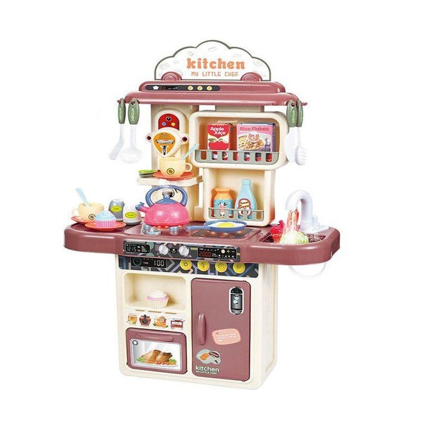 Link Little Princess Modern Kitchen Full Deluxe Kit Kitchen Playset With  Toy Doll, Lights, And Sounds