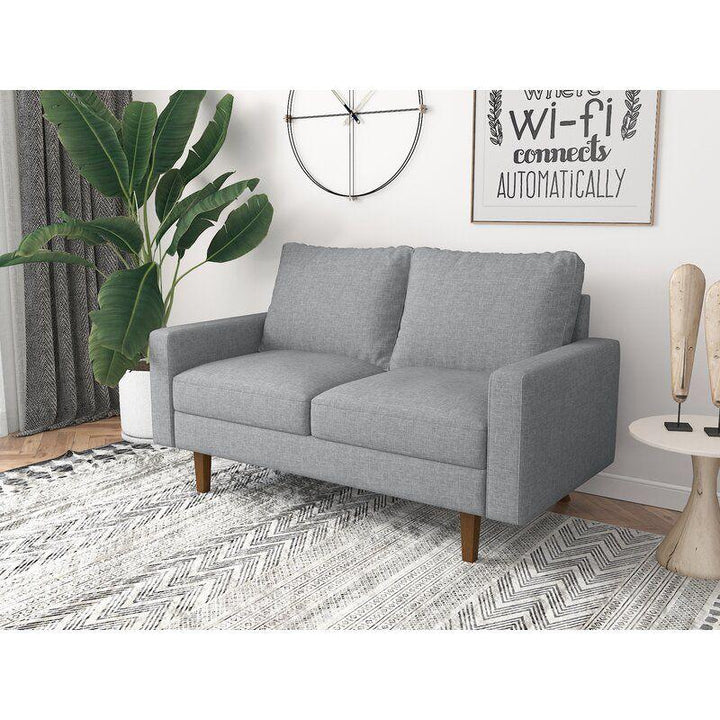 Modern Distinctive Linen 2 Seater Sofa - 180x85x85 cm - By Alhome - Zrafh.com - Your Destination for Baby & Mother Needs in Saudi Arabia