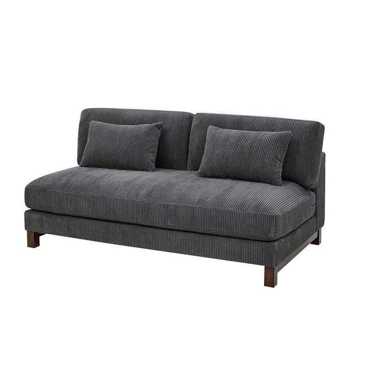 Modern Velvet 2 Seater Sofa - 200x85x85 cm - By Alhome - Zrafh.com - Your Destination for Baby & Mother Needs in Saudi Arabia