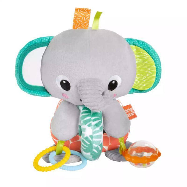 BRIGHT STARTS Explore & Cuddle Elephant plush toy - multicolor - ZRAFH