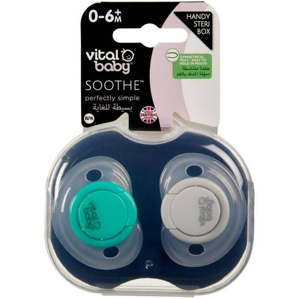 Vital Baby SOOTHE perfectly simple 0-6 Months - 2 pcs - ZRAFH