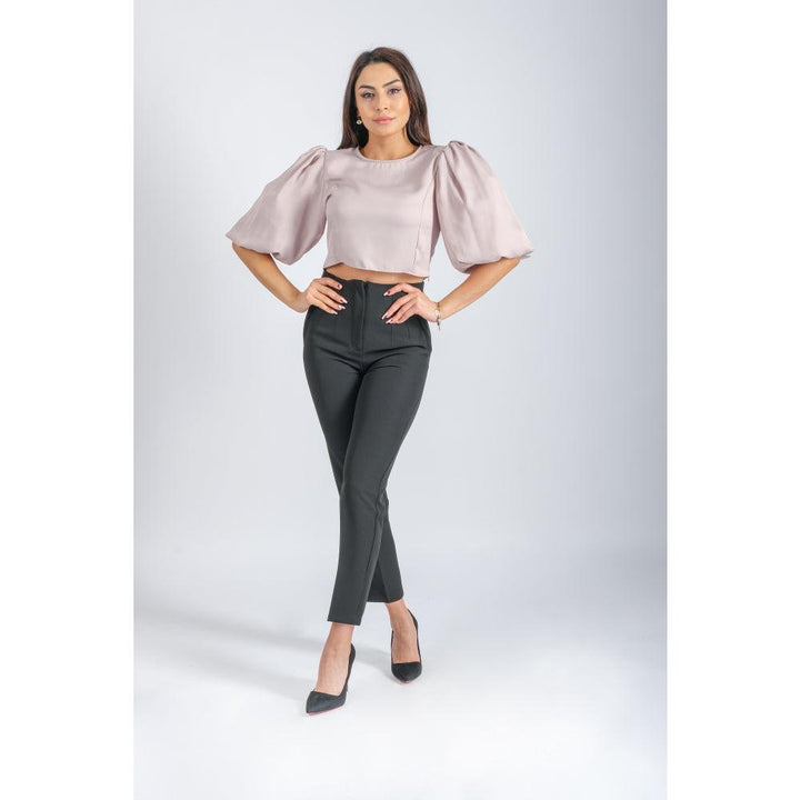 Londonella Women's Short Blouse With Puff-Sleeves Design - 100220 - Zrafh.com - Your Destination for Baby & Mother Needs in Saudi Arabia