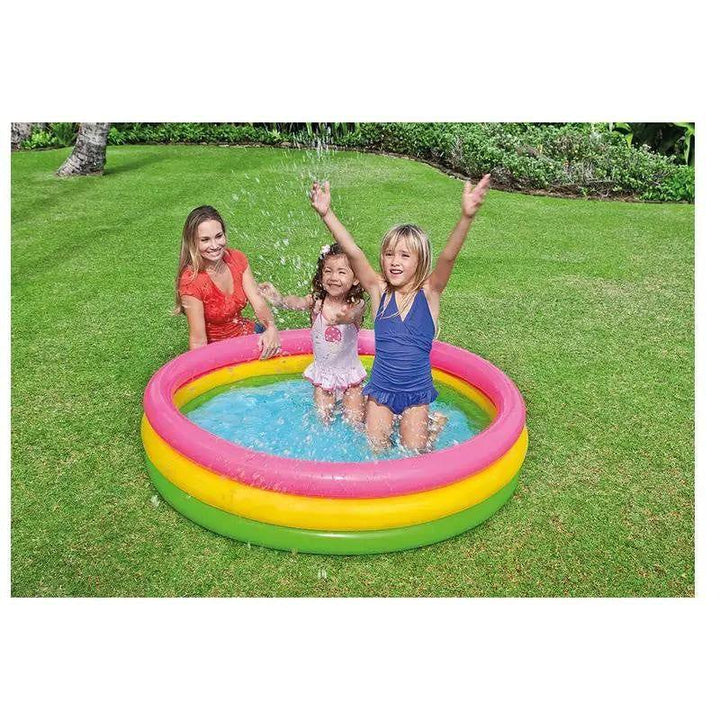 Intex Sunset Glow Pool - 147x33 cm - Zrafh.com - Your Destination for Baby & Mother Needs in Saudi Arabia