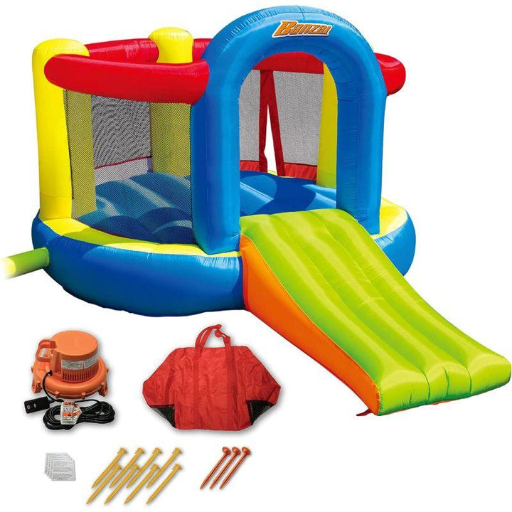 Banzai Jump And Slide Bouncer - ‎366x274x183 cm - Zrafh.com - Your Destination for Baby & Mother Needs in Saudi Arabia