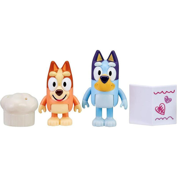 Bluey Fancy Restaurant Action Figure - 2 Pack - Zrafh.com - Your Destination for Baby & Mother Needs in Saudi Arabia