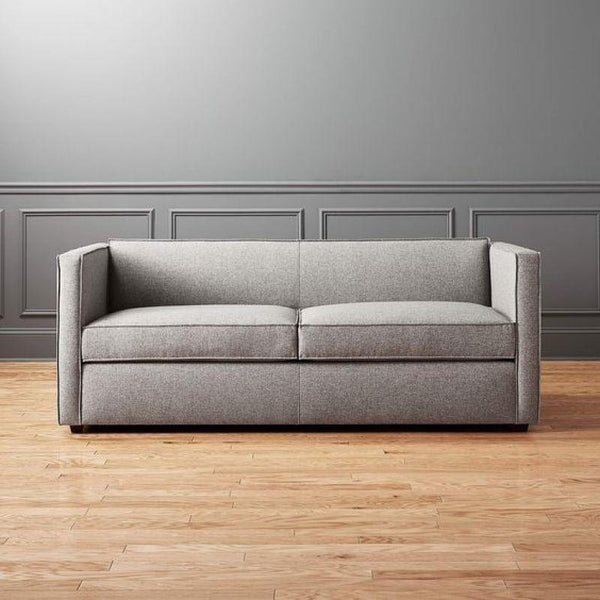 Contemporary Gray Linen 3-Seater Sofa - 200x85x45 cm - Swedish Wood By Alhome - Zrafh.com - Your Destination for Baby & Mother Needs in Saudi Arabia