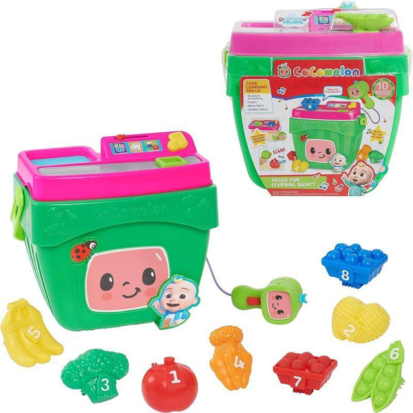Justplay Cocomelon Veggie Fun Learning Basket - Zrafh.com - Your Destination for Baby & Mother Needs in Saudi Arabia