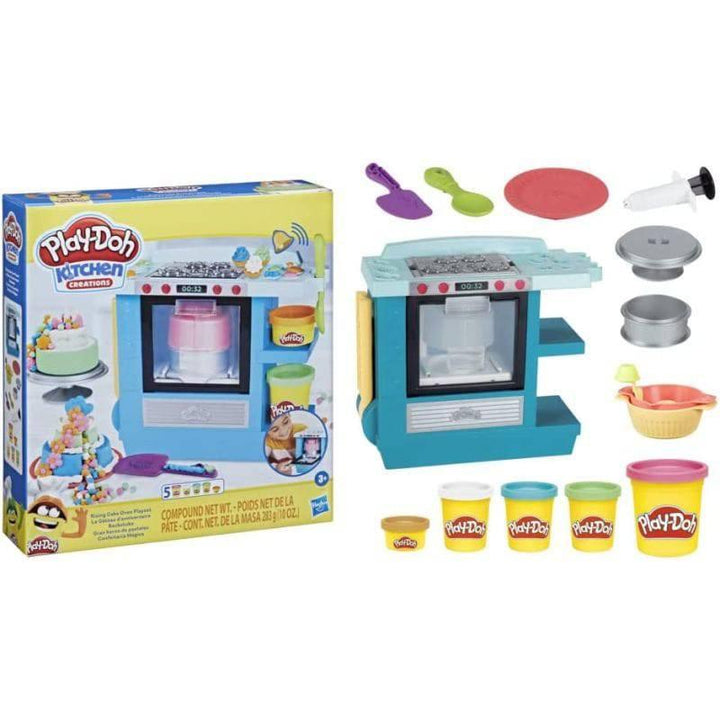 Play-Doh Kitchen Creations Rising Cake Oven Bakery Playset - 5 Cans - ZRAFH