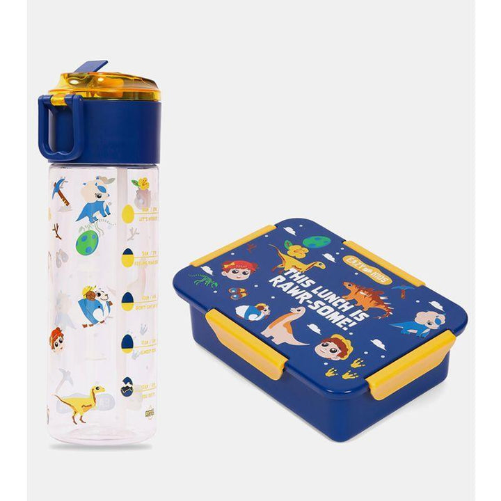 Eazy Kids Lunch Box And Tritan Water Bottle W/ Snack Box - 450Ml - Zrafh.com - Your Destination for Baby & Mother Needs in Saudi Arabia