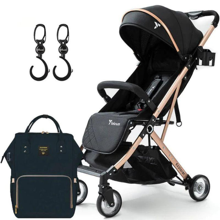 Teknum Explorer Travel StRoleer W/T Diaper Bag & StRoleer Hooks - Zrafh.com - Your Destination for Baby & Mother Needs in Saudi Arabia