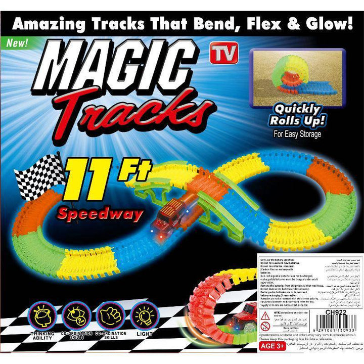 Magic Track Speed Way 220 Pieces - Multicolor - 335.28 cm - CH922 - ZRAFH