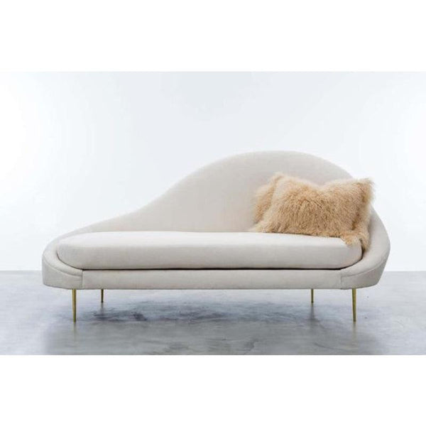 2-Seater Velvet Sofa in Delicate Beige By Alhome - Zrafh.com - Your Destination for Baby & Mother Needs in Saudi Arabia