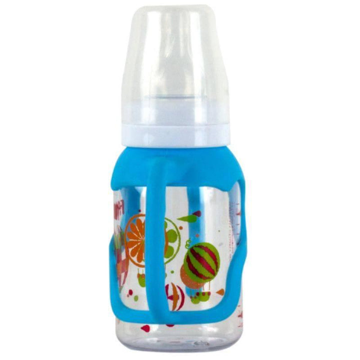 Farlin Baby Feeding Bottle With Handle 120 ml - Blue - ZRAFH