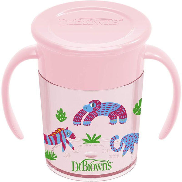 Dr. Brown's Cup 360 Deco - 200ml - 6m - Zrafh.com - Your Destination for Baby & Mother Needs in Saudi Arabia