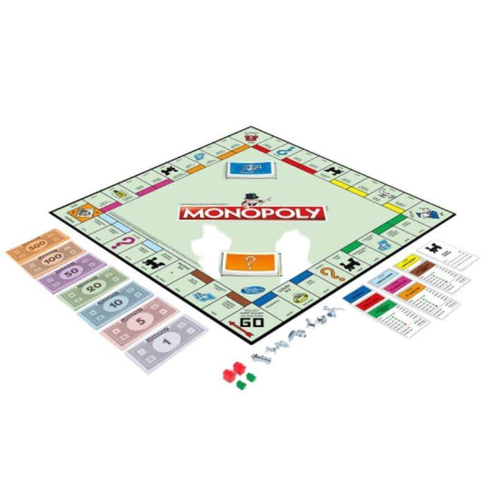 Hasbro Classic Monopoly Game ENGLISH Multicolor - 4.1x40x26.7 cm - C1009 - ZRAFH