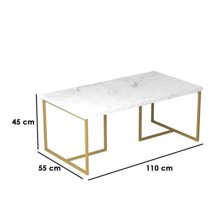 Center Table 45x55x110 cm - White By Alhome - Zrafh.com - Your Destination for Baby & Mother Needs in Saudi Arabia