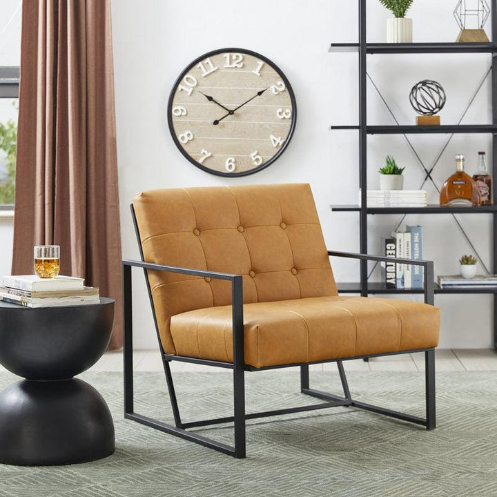 Comfortable Leather Chair - 100x85x85 cm - By Alhome - Zrafh.com - Your Destination for Baby & Mother Needs in Saudi Arabia