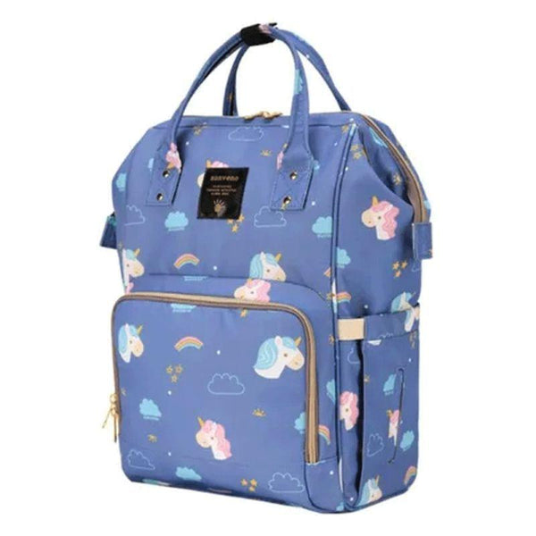 Sunveno Diaper Bag with USB - Unicorn Blue - ZRAFH