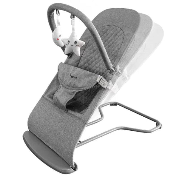 Teknum 3-Stage Baby Bouncer/ Recliner Seat - Grey - Zrafh.com - Your Destination for Baby & Mother Needs in Saudi Arabia