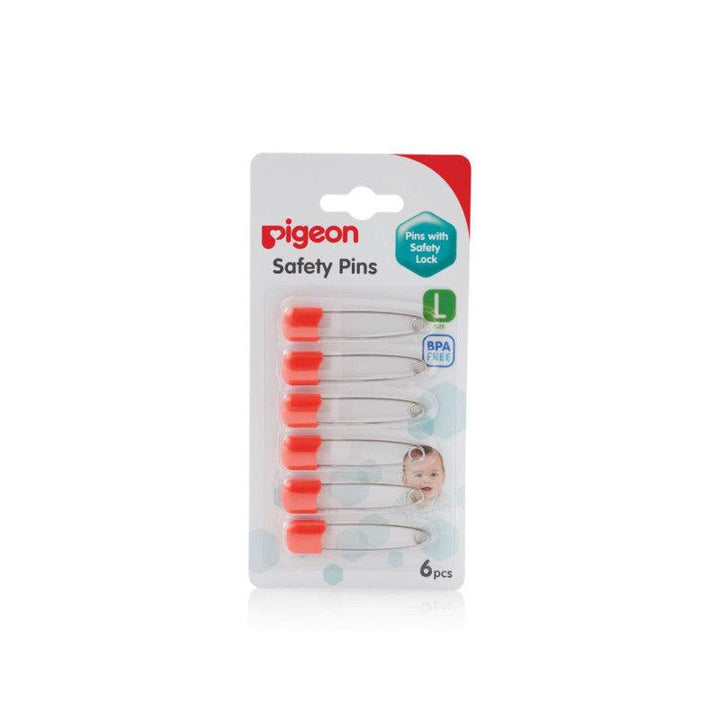 Pigeon Safety Pins - Large - 6 Pieces Set - Zrafh.com - Your Destination for Baby & Mother Needs in Saudi Arabia