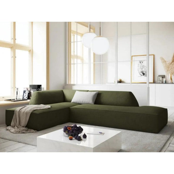 Comfortable Velvet Corner Sofa - 280x170x85x85 cm - By Alhome - Zrafh.com - Your Destination for Baby & Mother Needs in Saudi Arabia