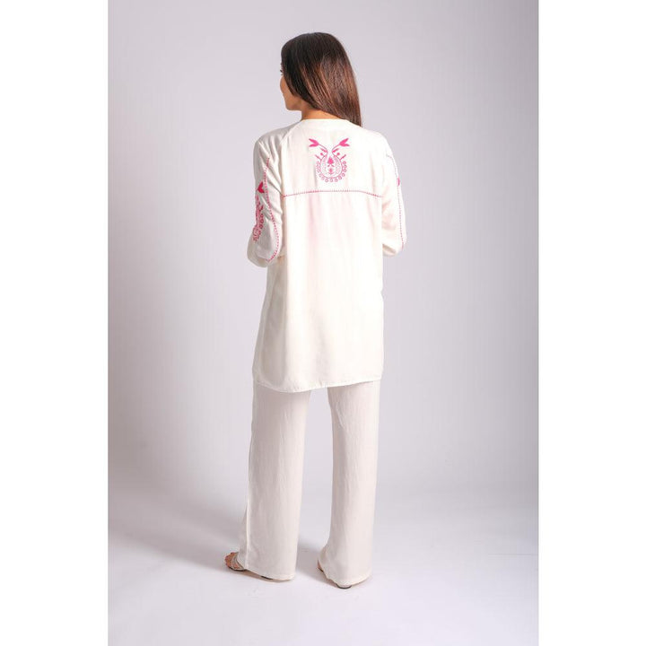 Londonella co-ord set - White - 100186 - Zrafh.com - Your Destination for Baby & Mother Needs in Saudi Arabia