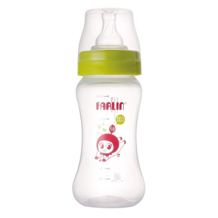 Farlin Plastic Baby Feeding Bottle 270 ml - Green - ZRAFH