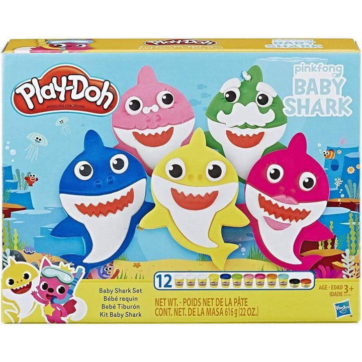 Play-Doh Baby Shark - 12 Pieces - ZRAFH
