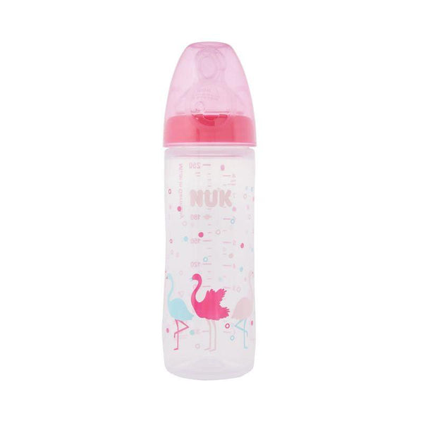 NUK Classic Plastic Feeding Bottle From 6-18 Months - 250 ml - Zrafh.com - Your Destination for Baby & Mother Needs in Saudi Arabia