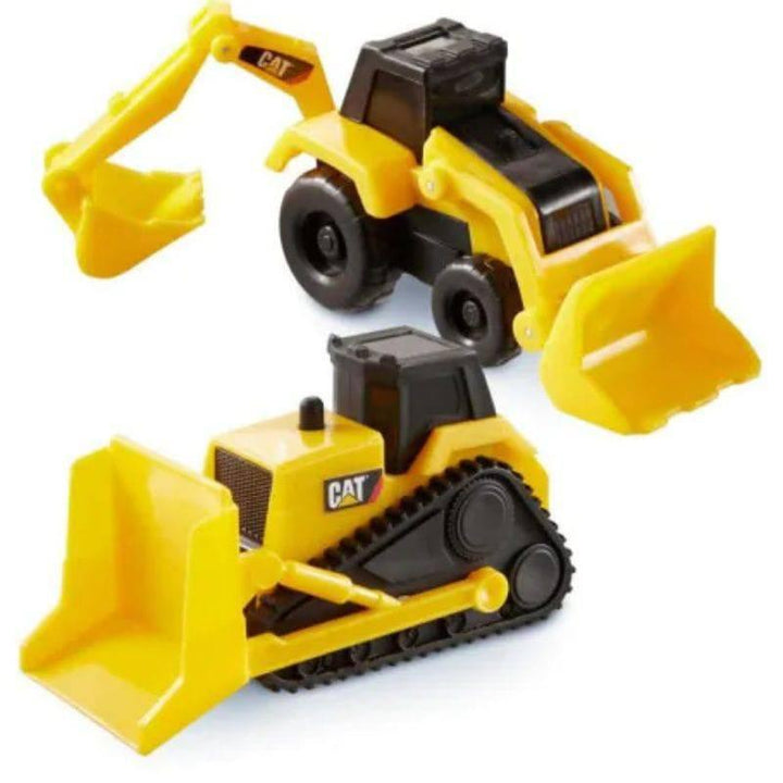 Funris Cat Mini Machine dozer & excavator - yellow and black - ZRAFH