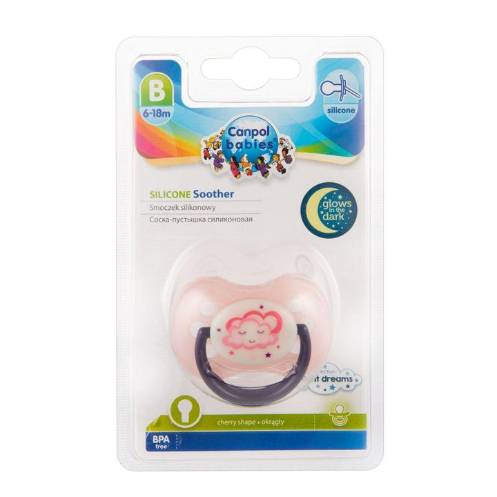 Canpol Babies Silicone Soother - Size 6-18 Months - Moon- 22/640 - ZRAFH