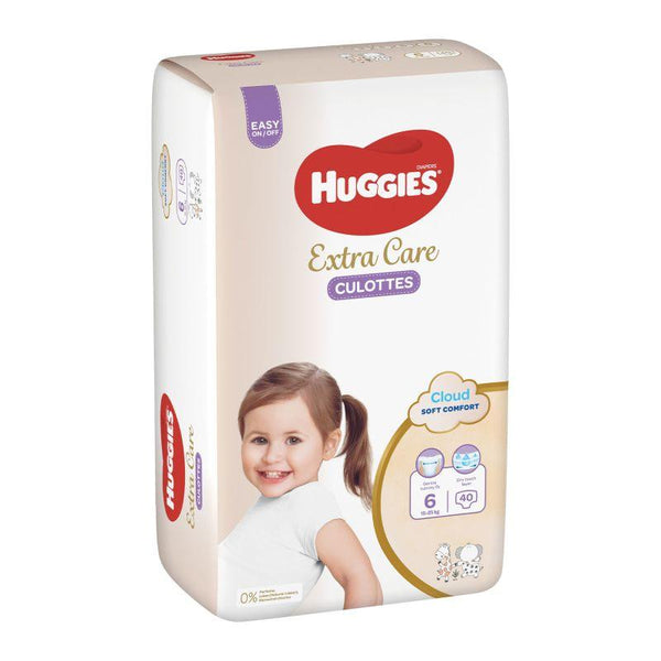 Huggies Extra Care Pants - Value Pack - Size 6 - 40 Diaper Pants - Zrafh.com - Your Destination for Baby & Mother Needs in Saudi Arabia
