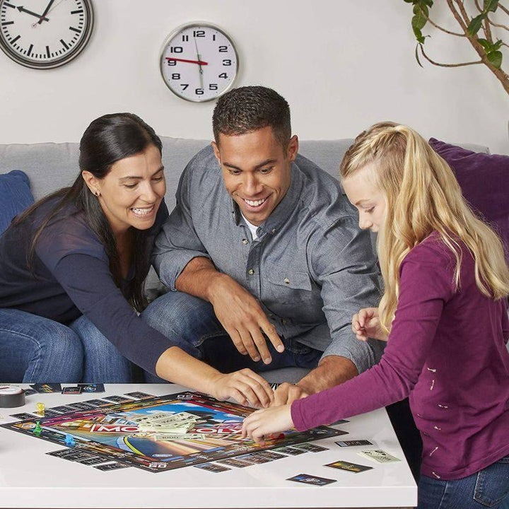 Monopoly Speed Board Game Under 10 Minutes - Ages 8 and Up - 2-4 Players - ZRAFH