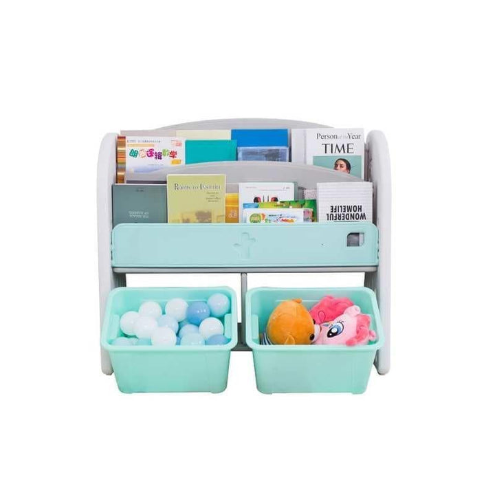 Book Shelf & Locker For Babies - 87x36x65 cm - 28-31SNJ-GREEN - ZRAFH