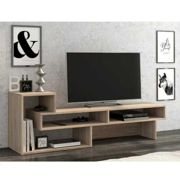 Beige TV Table - 1.14.2.1 By Alhome - Zrafh.com - Your Destination for Baby & Mother Needs in Saudi Arabia