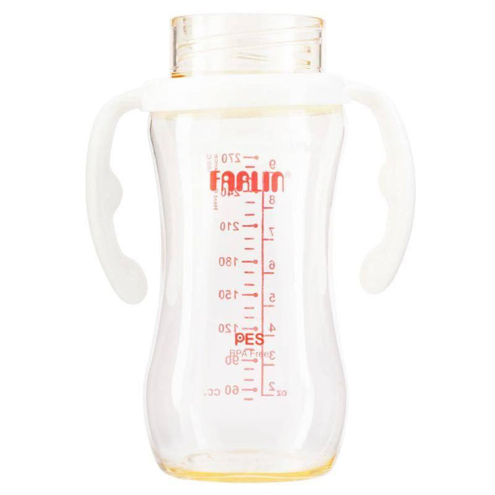 Farlin PES Feeding Bottle With Handle - 270 ml - Orange - ZRAFH