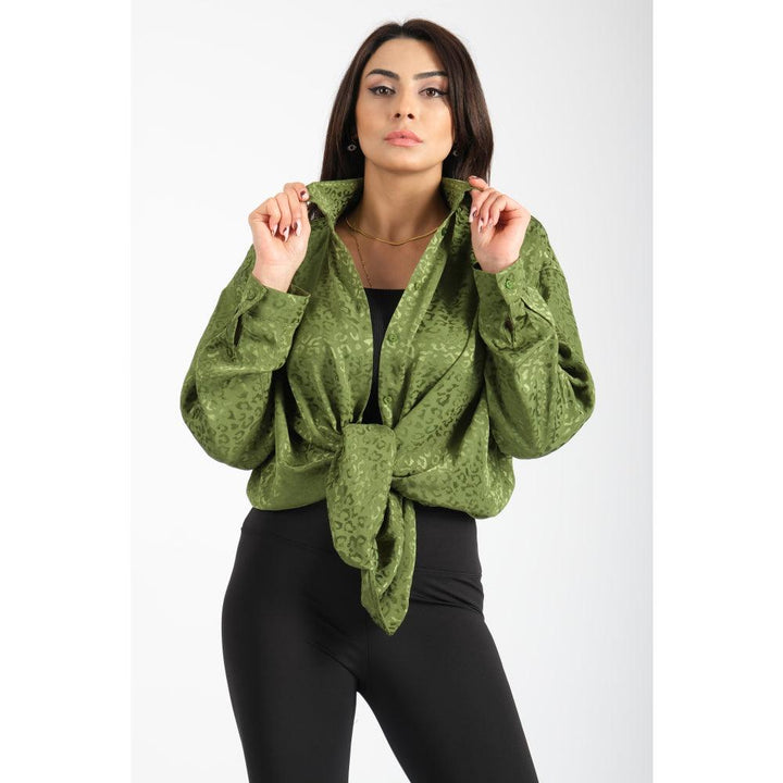 Londonella Shirt Oversized fit - Green - 100130 - Zrafh.com - Your Destination for Baby & Mother Needs in Saudi Arabia