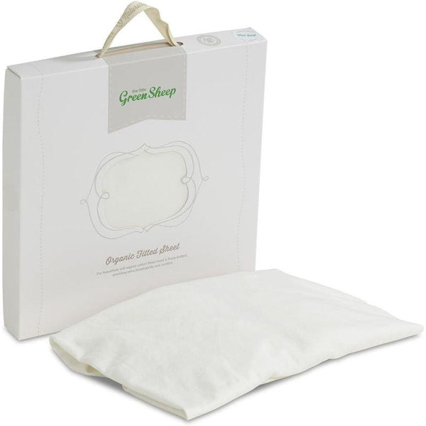 The Little Green Sheep Baby Bed Sheet With Elastic Edges - Organic Cotton - Zrafh.com - Your Destination for Baby & Mother Needs in Saudi Arabia