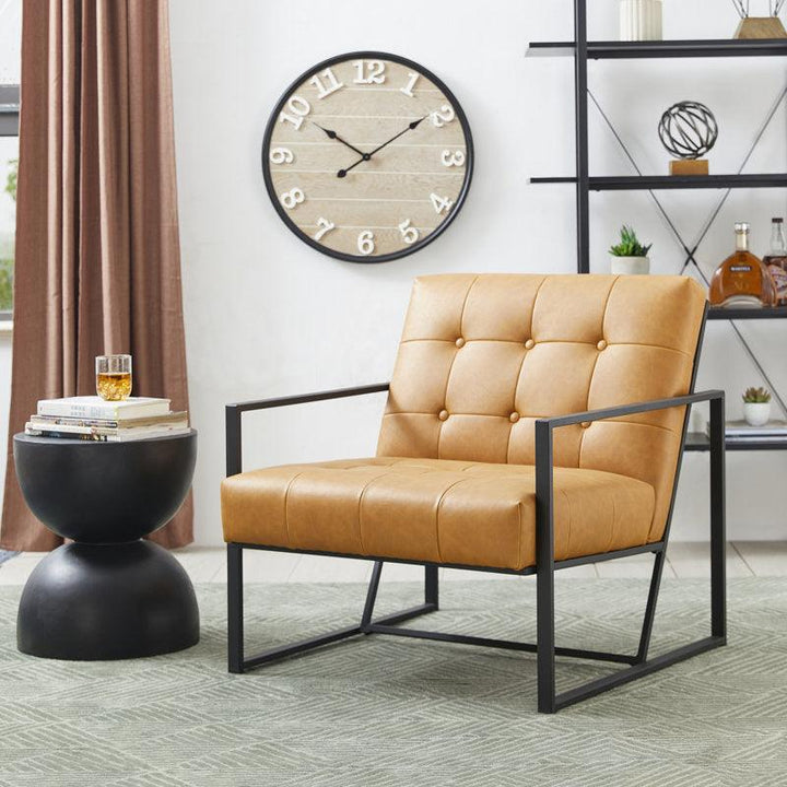 Comfortable Leather Chair - 100x85x85 cm - By Alhome - Zrafh.com - Your Destination for Baby & Mother Needs in Saudi Arabia