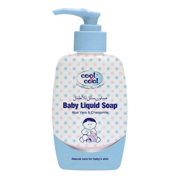 Cool & Cool Baby Liquid Soap Aloe & Chamomile Blue - 250 ml - Zrafh.com - Your Destination for Baby & Mother Needs in Saudi Arabia