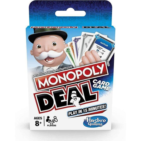 Monopoly Deal Card Game for 2-5 Players for Families and Kids Ages 8 and Up - ZRAFH