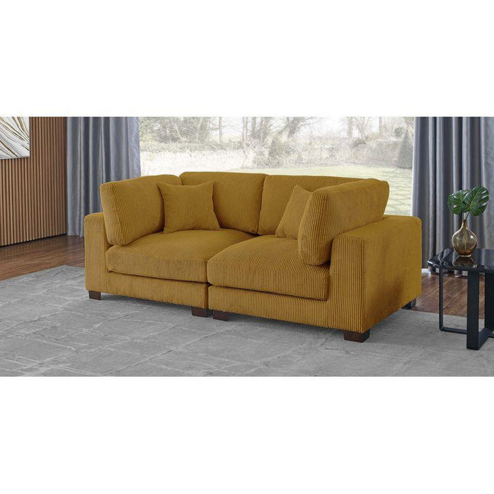 Modern Elegant Velvet 2 Seater Sofa - 200x85x85 cm - By Alhome - Zrafh.com - Your Destination for Baby & Mother Needs in Saudi Arabia