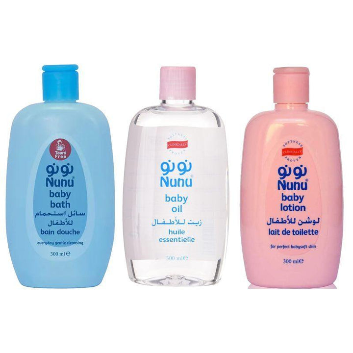 Nunu Lotion+Oil+Bath Foam - 300 Ml - ZRAFH