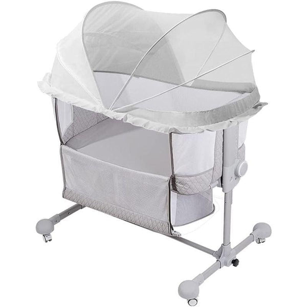 Sunveno Bedside Cot And Crib W/T Mosquito Net - Zrafh.com - Your Destination for Baby & Mother Needs in Saudi Arabia
