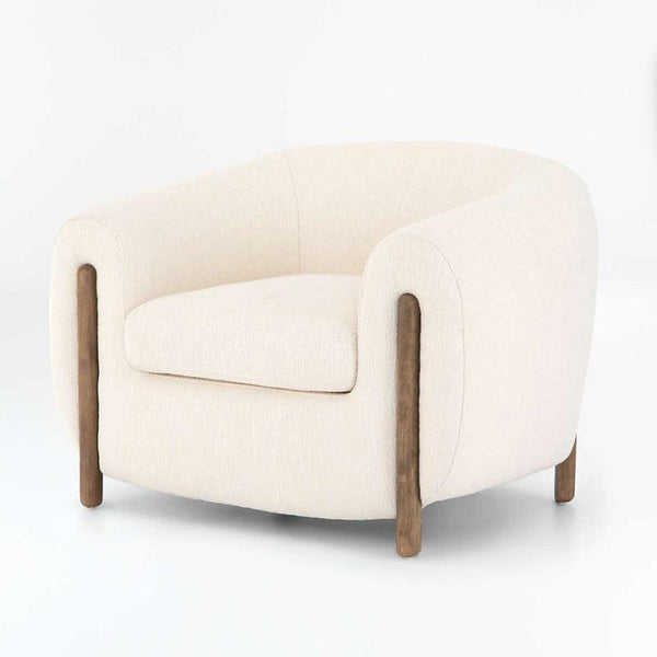 Beige Linen Chair By Alhome - 110111478 - Zrafh.com - Your Destination for Baby & Mother Needs in Saudi Arabia