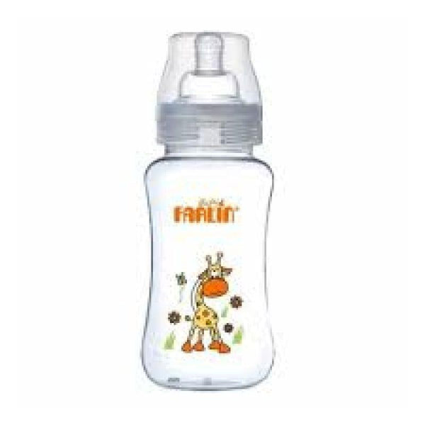 Premium wide neck bottle with round teat 360ml