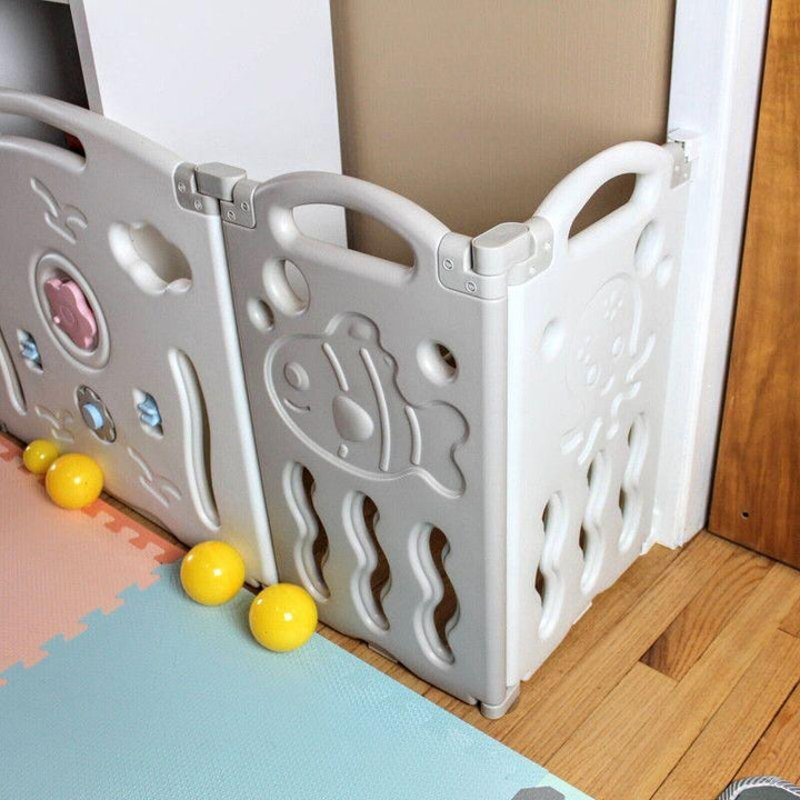 Baby Love Foldable Bear Children's Playroom - Blue - 28-UN37-12B - Zrafh.com - Your Destination for Baby & Mother Needs in Saudi Arabia