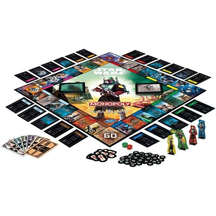 Monopoly: Star Wars Boba Fett Board Game for Kids 8+ - ZRAFH